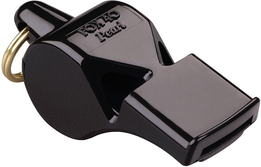 Fox 40 Pearl Safety Whistle Pealess Anti-Overblow Waterproof Unbreakable 90dbB