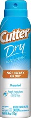 4 Pack Cutter Dry Insect Repellent 10% Deet 4 Oz Each