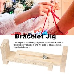 Wood Bracelet Jig, Paracord Jig Bracelet Maker DIY Hand Knitting Wristband