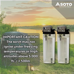 Pocket Torch – Refillable Lighters for Camping and Outdoor Use, Lighter Is Empty