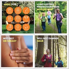 x3 Insect Repellent OFF! Family Care Picaridin Aerosol Spray Deet Free 5 oz (3)