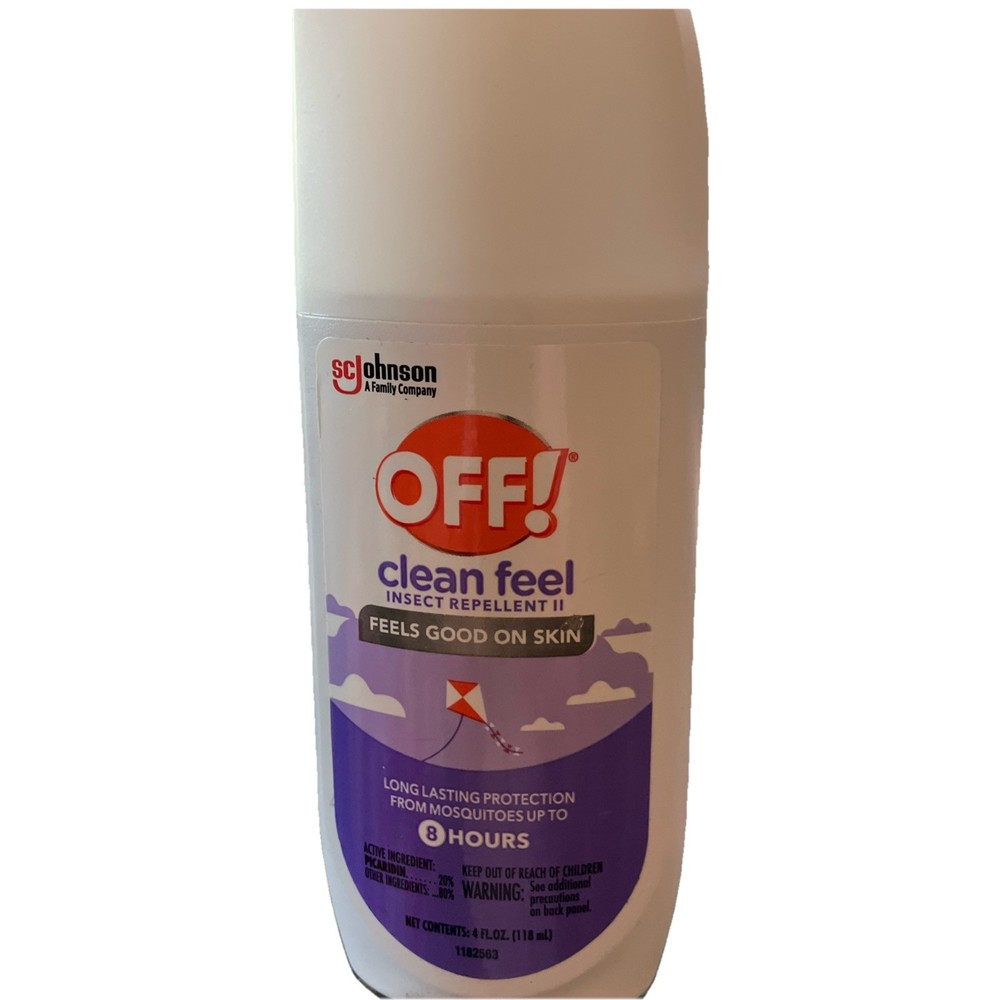 OFF! Clean Feel Pump Spray Mosquito Repellent Outdoor Long Lasting 4 fl oz