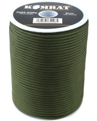 Kombat Para Cord 100m Black – Olive Green