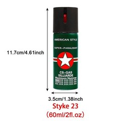 Women’s Lipstick Pepper Spray 1/2oz Black Security Self-Defense