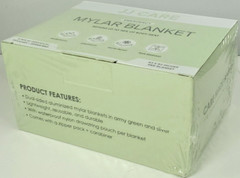 JJ Care Emergency Blanket MYLAR BLANKET – Box of 6, 63 x 82″ Emergency Blanket