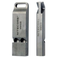 100% New Nitecore Titanium Lifesaving Emergency Survival SOS 120db Whistle