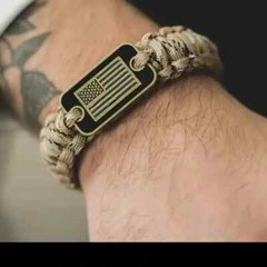 Paracord Bracelet USA Flag Survival Bracelet VARIOUS COLORS NEW