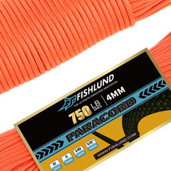 750Lb Paracord, 4Mm 11 Strand Parachute Cord, Heavy Duty Nylon Paracord Rope for