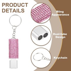 PATIKIL Emergency Whistle with Keychain, 2Pcs Bling Safety Survival Whistles …