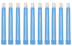 Cyalume Chemlight Light Stick, Mil Grade, 6 Hour Duration, 4 Inches, Blue, 10 PK