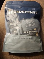 VENTURE WIPES BUG DEFENSE ~ 15 PACKS ~ DEET FREE ~PLANT BASED INFUSION ~ NEW