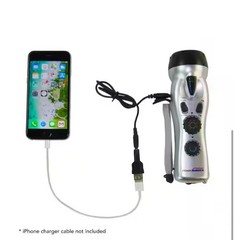 Ready America Emergency Power Station Flashlight | Radio | Siren | Phone Charger