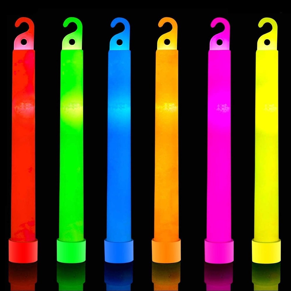 32 PCS 6 Inch Glow Sticks Ultra Bright Emergency Camping Party Light Sticks