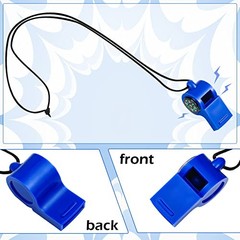 7 Pcs Whistle Compass 2 in 1 Function Combo Emergency Survival Whistles with