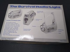 The Survival Radio-Light ELEC002 Battery Or Generator Crank Powered New Open Box
