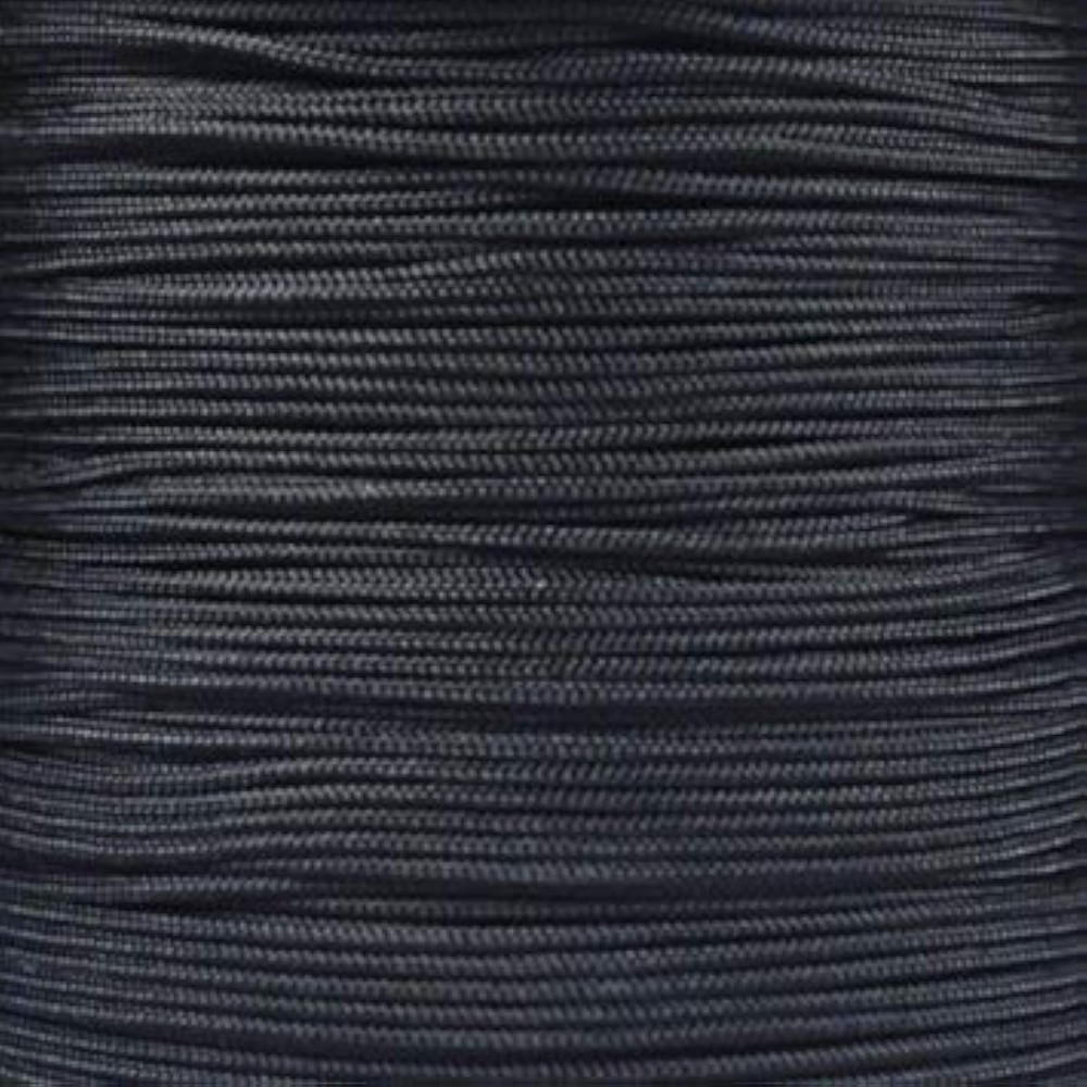 95lb Paracord – 1 Strand Type I Parachute Cord for Outdoors and DIY – Black (…