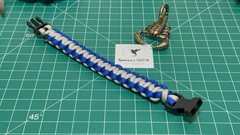 Sparrow’s Handmade Tactical Cobra Weave Style Paracord Bracelet