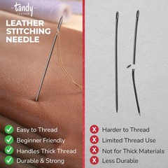 Stitching Needle – Smooth Hand Sewing with Blunt Tip Control – Consistent Res…