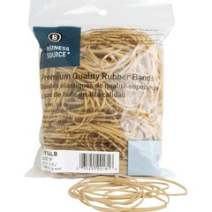 Business Source Rubber Band, Natural (1914LB) #19 (Pack of 425),