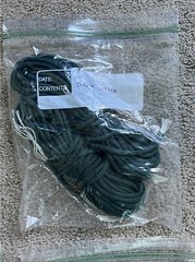 LOT OF 9 GREEN Paracord Planet 550 7 Strand Paracord BLACK WHITE GRAY USA MADE
