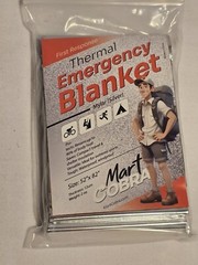 5pc Emergency Mylar Thermal Blankets Survival Safety Repel Water Military Large