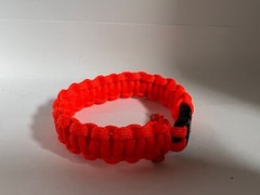 Neon Orange Paracord Bracelet – made in USA