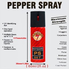 4Pack Fast Flip Top Pepper Gel w/ Snap Clip Keychain Purple Pocket Pepper Sprays