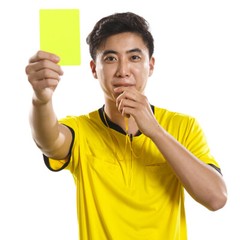 Red Yellow Cards For Soccer Football Match Referee and Whistle Set