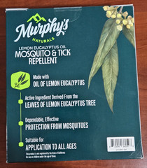 3 Murphy’s Naturals Lemon Eucalyptus Oil Mosquito & Tick Repellent Sprays NEW