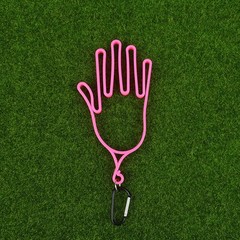 Golf Gloves Holder With Carabiner Golf Gloves Stretcher Golfer Tool Supplies
