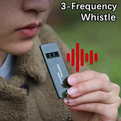 2/5Pcs 3-Frequency Survival Whistle Outdoor High Decibel Survival Whistle for Hi