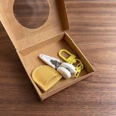 1PC Creative Art Mini Scissors Stainless Steel With Protective Cover