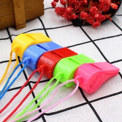 144X Plastic Whistles Bulk Whistles Training Sports Whistles with Lanyard