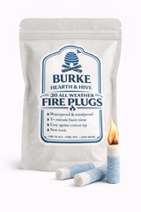 FirePlugs Emergency Fire Starters – Easy Ignite Cotton Fire Plugs for Camping…