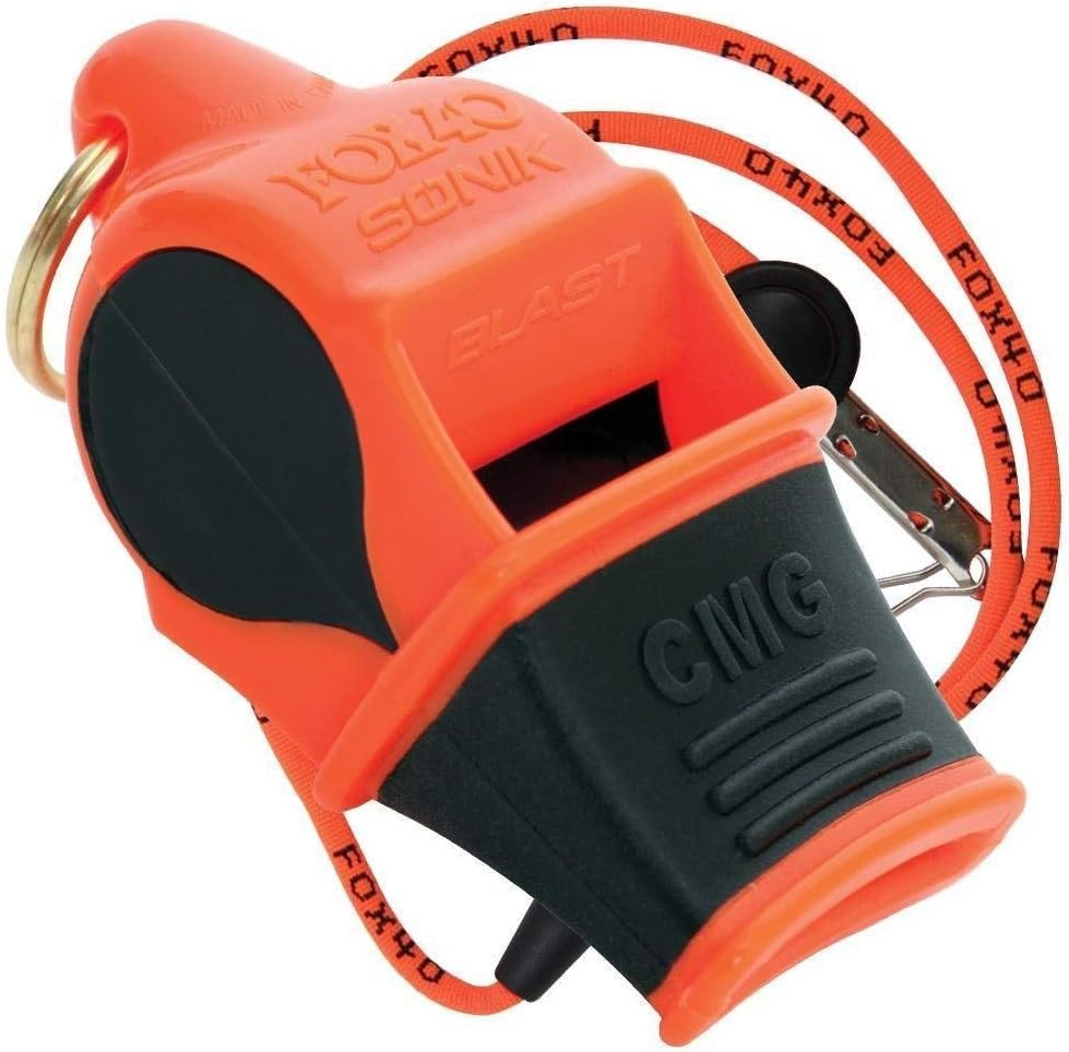 Sonik Blast Whistle (Orange Black)