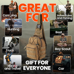 Emergency Survival Kit with First Aid Gears and Supplies – EDC Go Bugout Bag – G