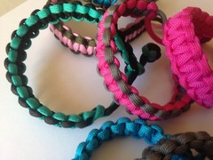 3 BEAUTIFUL HANDMADE MAD MAX FURY ROAD STYLE PARACORD BRACELET UNISEX ASSORTED