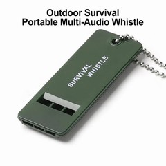 High Decibel 3-Frequency Outdoor Emergency Survival Whistle for Camping & Hiking