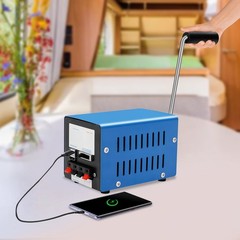 Camping Manual Crank Generator USB Hand Crank Emergency Dynamo Charger Generator