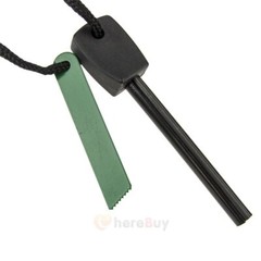 10 Pack Fire Starter Flint Steel Striker Ferro Rod Firesteel Camping Lighter