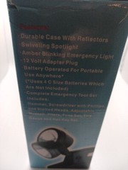 MAGELLAN EMERGENCY TOOL SET AND FLASHLIGHT INCLUDES TIRE GUAGE FUSES