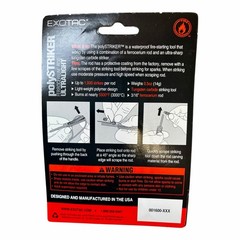 Exotac polySTRIKER Ultralight Ferrocerium Rod Firestarter – Orange, New on Card
