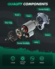 SCITOO Starter Motor for Toro Zero Turn Titan Z4800/Z5200 2007-2009