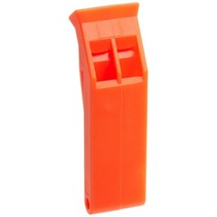 (3) Plastic Floating Whistle Orange Boat Emergency Survival Clip-on
