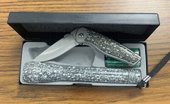 NRA National Rifle Association Survival Combo Set Flashlight & Knife NEW Camo FS