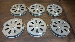 Lot of 6, Mechanical Fishing Reel Yo Yo Hunting survival fishing stainless