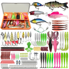 Fishing Lures – Kit Included 193Pcs 193Pcs-Orange, Colourful