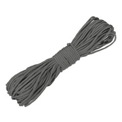 Reflective Fluorescent Paracord Rope 4mm 98 ft for Camping (Gray)
