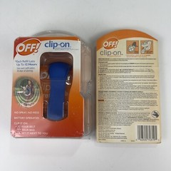 Off! Clip-on Fan Circulated Mosquito Repellent W/ 2 Xtra Refills Included