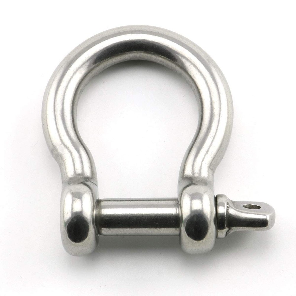 1/2 Inch 12mm Screw Pin Anchor Shackle Stainless Steel Heavy Duty Bow Shape L…